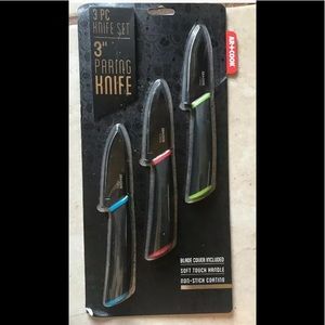 Art+cook Paring Knife Set With Sleeves (e)